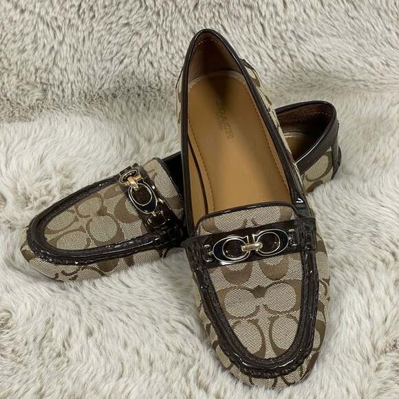 Coach Fortunata Signature Loafers, - Picture 3 of 9